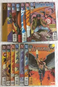 DC Comic Hawkman Lot Of 14 Issue #1-13+ 0 New In Plastic Sleeves '93-'94 Vintage - Picture 1 of 9
