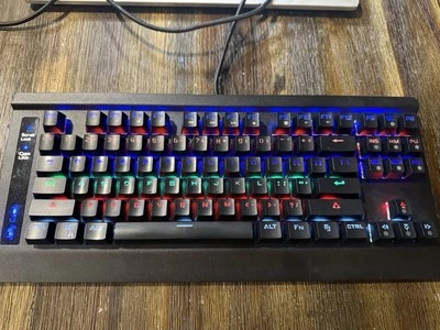 Jelly Comb Mechanical LED Backlight Gaming Keyboard With Blue Switched Read Desc - Image 1 of 4