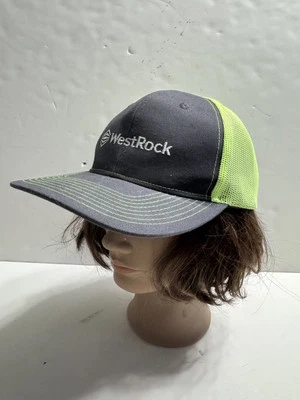 Sombrero de camionero WestRock Snapback multicolor malla ajustable espalda autoridad portuaria Foto 1 de 4