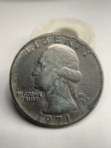 1971 D Washington Quarter Double Die Obverse Error DDO - Picture 1 of 9