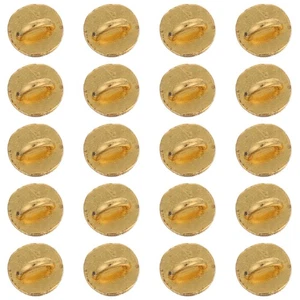  50pcs Mini Mushroom Buttons: 4mm Mushroom Dome Shank Button - Zinc Alloy Half - Picture 1 of 20