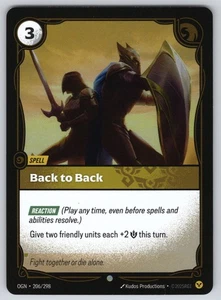 Riftbound Back to Back Common Origins Spell Foil 206/298 NM - Picture 1 of 2