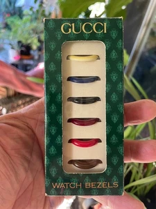 GUCCI Anelli di Ricambio per Lunetta per Orologi Gucci, Set di 6 Lunette OEM - Foto 1 di 10