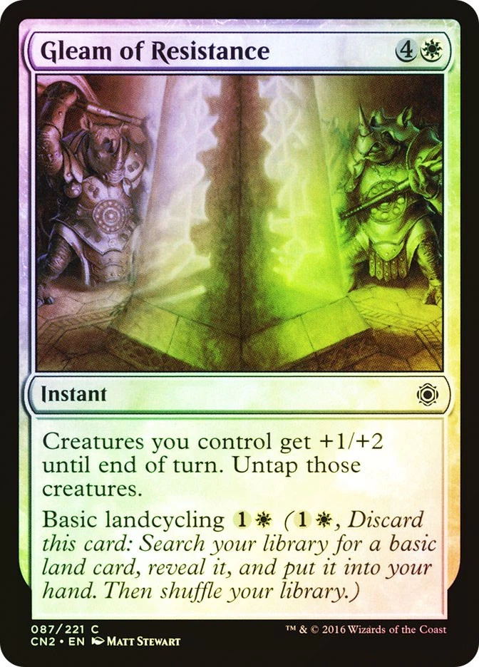 MTG FOIL Gleam of Resistance  - Conspiracy: Take the Crown #087 - Image 1 of 1