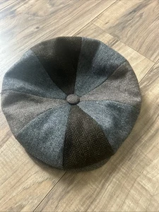 The Quiet Man Irish Flat Cap M grau & braun Tweed - Bild 1 von 9