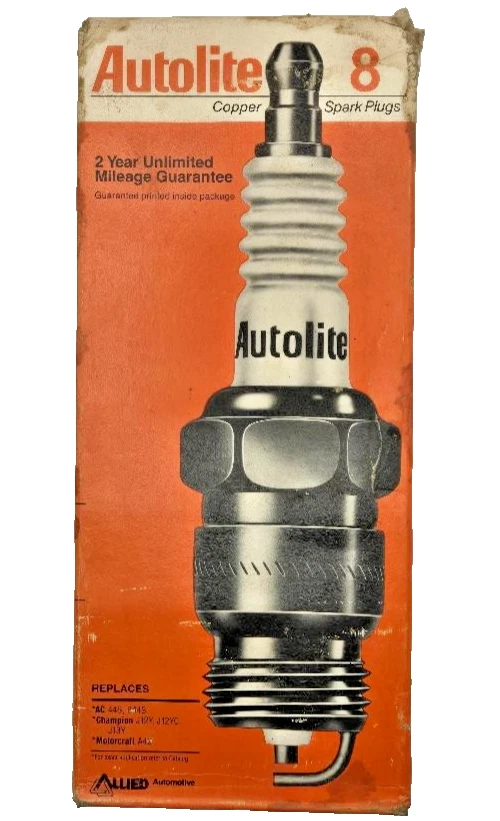 Bujías Autolite Nº 75 punta estándar NOS 8 pack núcleo cobre Foto 1 de 2