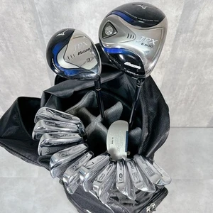 Mizuno Club Set 1W 3W 3-9i Pw Sw PT 13pc RH Graphite & Steel Stiff Men Golf - Picture 1 of 9