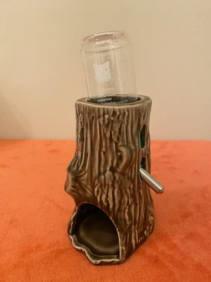 Garrafa de água hamster dispensador de cerâmica ajustável à prova de mastigação suporte de túnel novo - Imagem 1 de 4