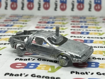 Hot Wheels un~spun RAW Casting Back to Future Time Machine DeLorean DMC12 BTTF - Image 1 of 4