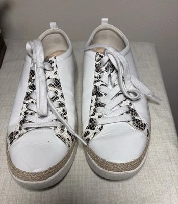 Vionic Leopard Sz 11 White Winny Sporty-Chic Sneakers Women's Shoes - Image 1 of 4