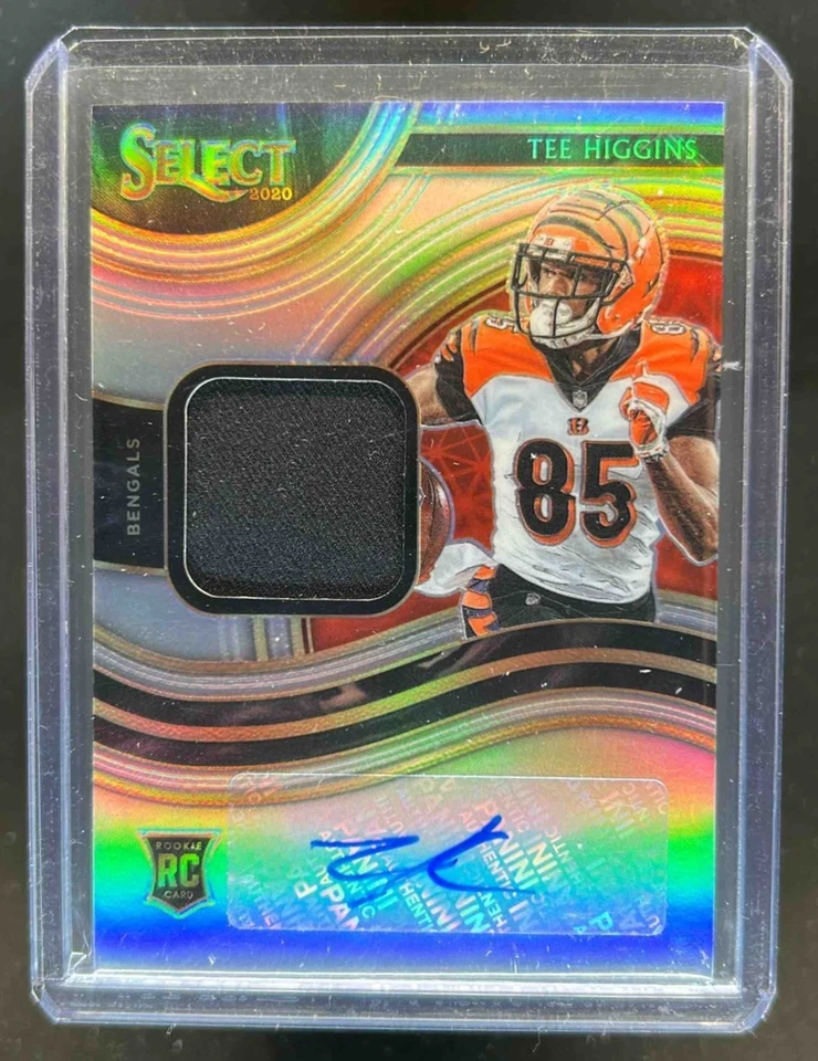 2020 Select Tee Higgins Rookie RC Jersey Prizm Auto #166/199 Bengals - Image 1 of 2