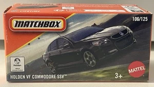 NEW MATCHBOX 2025 POWER GRAB - HOLDEN VF COMMODORE SSV #106/125 - BLACK - SEALED - Picture 1 of 2