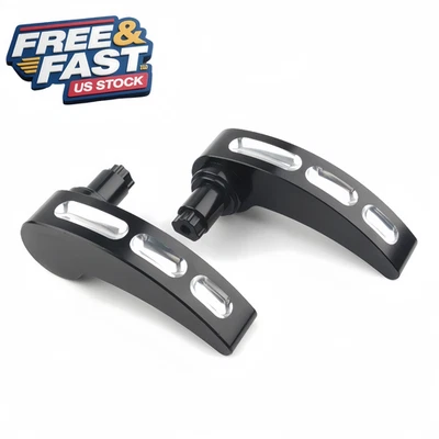 ​Black Saddlebag Lid Latch Lever for 2014+ Harley Street Glide Touring​ Foto 1 de 4