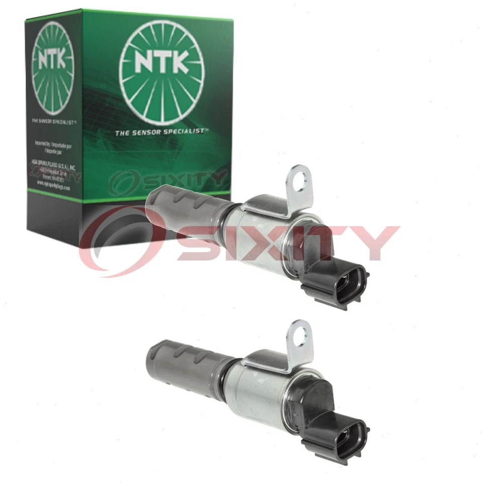 2 pc NGK NTK Variable Timing Solenoid VVTs for 2017-2018 Toyota Avalon 2.5L ov - Image 1 of 4