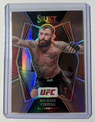 2022 Panini MMA Select UFC Michael Chiesa Bronze Prizms /175 #192 Premier - Image 1 of 4