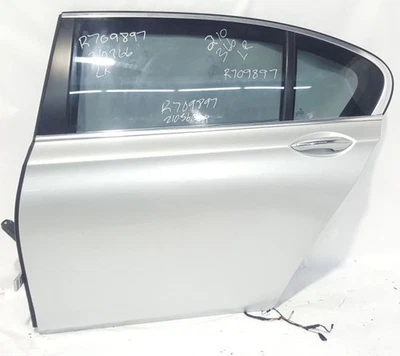 Driver Rear Door 354: Titanium Silver OEM 09 10 11 12 13 14 15 BMW 750LI - Image 1 of 4