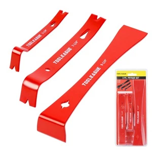 3Pcs Mini Flat Pry Bar Set,5-1/4",7-1/4"Small CrowBar,9-1/4" Beekeeper Scrape... - Picture 1 of 6