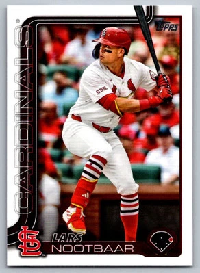 2025 Topps Lars Nootbaar St. Louis Cardinals #203 - Image 1 of 2