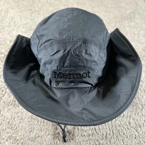 Marmot Hat Sun Fitted Mens M/L Black Nylon Boonie Hiking Outdoor Fishing - Picture 1 of 10
