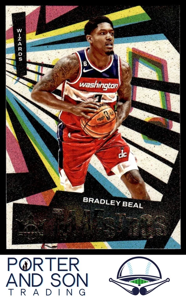 Bradley Beal Maestros 2022-23 Panini Court Kings #2 Wizards Basketball Card - Image 1 of 2