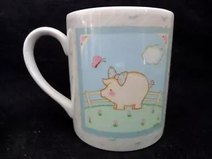 Ginny Farm Girl Schwein Becher Kaffeetasse Blue Fraser Japan - Bild 1 von 7