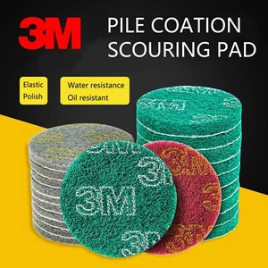 2-6inch Scouring Pads Fiber Abrasive Buffing Cleaning Polishing Floor Sander Pad - Picture 1 of 8
