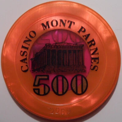 Greece , Greek , Griechenland "MONT PARNES CASINO" 500 Drachmas Token , Jeton. - Image 1 of 3