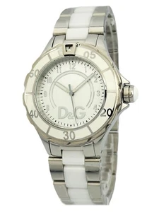 D&G Dolce & Gabbana Women's ANCHOR DW0833 Silver Stainless Steel Analogue Watch - Picture 1 of 23