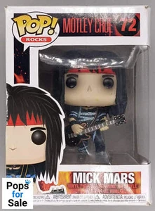72 Mick Mars - Motley Crue - Rocks- Box Damaged Funko POP - Picture 1 of 2