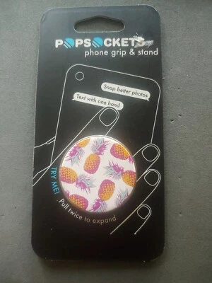 PopSockets: Collapsible Grip & Stand for Phones/Tablets -Pineapple Modernist . - Image 1 of 2