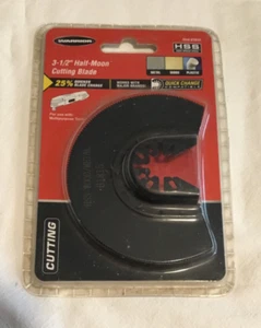 Warrior 61815 3-1/2" Half Moon Cutting Blade - Metal/Wood/Plastic - Picture 1 of 2