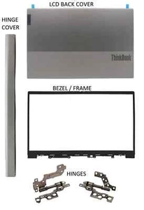 Top Lid + Frame+LCD Hinge+ Hingecover+For Lenovo ThinkBook 15 G2 ITL ARE ACL ITL - Picture 1 of 5