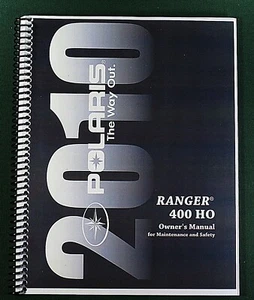 2010 Polaris Ranger 400 HO Owner's Manual: 118 Pages & Protective Covers! - Picture 1 of 1