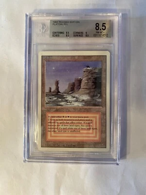 Plateau Revised BGS Graded (8.5) 8.5/8.5/9/8.5 Beauty NM-MT+ MTG (RG) 4RCards - Image 1 of 4