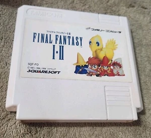 Final Fantasy I & II, 1 & 2, Nintendo Famicom Japan Region Locked Cart Only - Picture 1 of 4