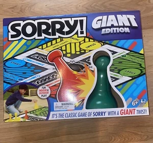 Hasbro Gaming SORRY GIANT EDITION Board Game Indoor Outdoor Brand new Sealed - Picture 1 of 3