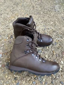 Iturri Brown Leather Patrol Boots Uk 7M Female #C2 - Picture 1 of 7