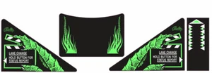 Bally Creature From The Black Lagoon Pinball Machine Apron Decal Set - Picture 1 of 1