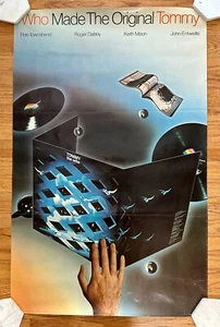 WHO Made The Original TOMMY MCA Promo Poster 1970's 22x34.5 - Picture 1 of 6