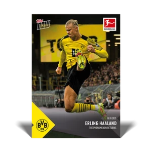 2021 TOPPS NOW BUNDESLIGA #50 ERLING HAALAND - THE PHENOM RETURNS - Picture 1 of 1