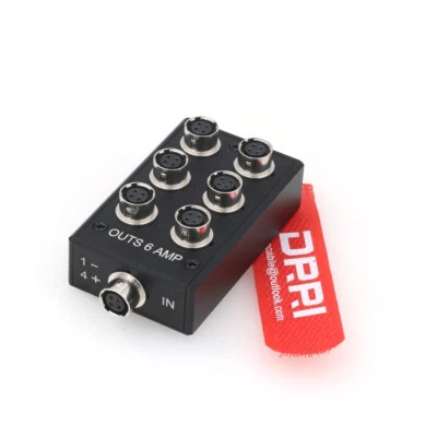 Sound Devices 633 688 Zoom F8/F4 Hirose 4 pin power outs 6 AMP Distributor Box — 第 1/4 张图片