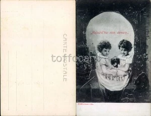 SURREALISM SURREALISMO-FRANCE-DEATH SKULL TETE DE MORT-CHILDREN ENFANTS-C51-62 - Picture 1 of 1