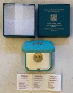 Vaticano 50 euro ORO 2013 "I Papi del Rinascimento “LEONE X” GOLD 917/1000 RARA - Foto 1 di 8