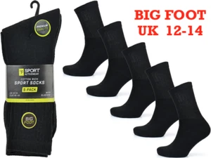 10 Pack Mens Athletic Sports Cotton Rich Gym Running Sport Socks (lot) All Sizes - Picture 1 of 10