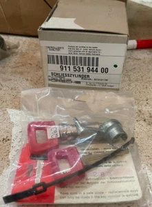 NOS Genuine door lock replacement cylinder for Porsche 911 1970-84 RHS 2 Keys - Picture 1 of 2