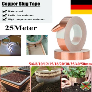 Kupferband Selbstklebend Kupferband Gegen Schnecken 25m Kupferfolie - Bild 1 von 25
