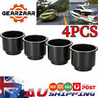 4x Recessed Drop In Plastic Cup Drink Holder For Boat Car Marine Au
