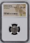 NGC Ch VF argent romain denier Antoninus Pius AD138-161 NGC ancien certifié