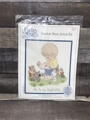 Precious Moments 1991 He is my Inspiration Kit Punto de Cruz PMCK-1  Foto 1 de 2