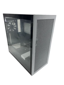 Boîtier gaming PC Airflow ATX Airflow blanc et noir mi-tour NZXT H7 Flow - Verre trempé - Photo 1/11